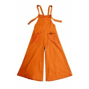 Bucket List - Burnt Orange/Rust Wide Leg Jumpsuit - Size S